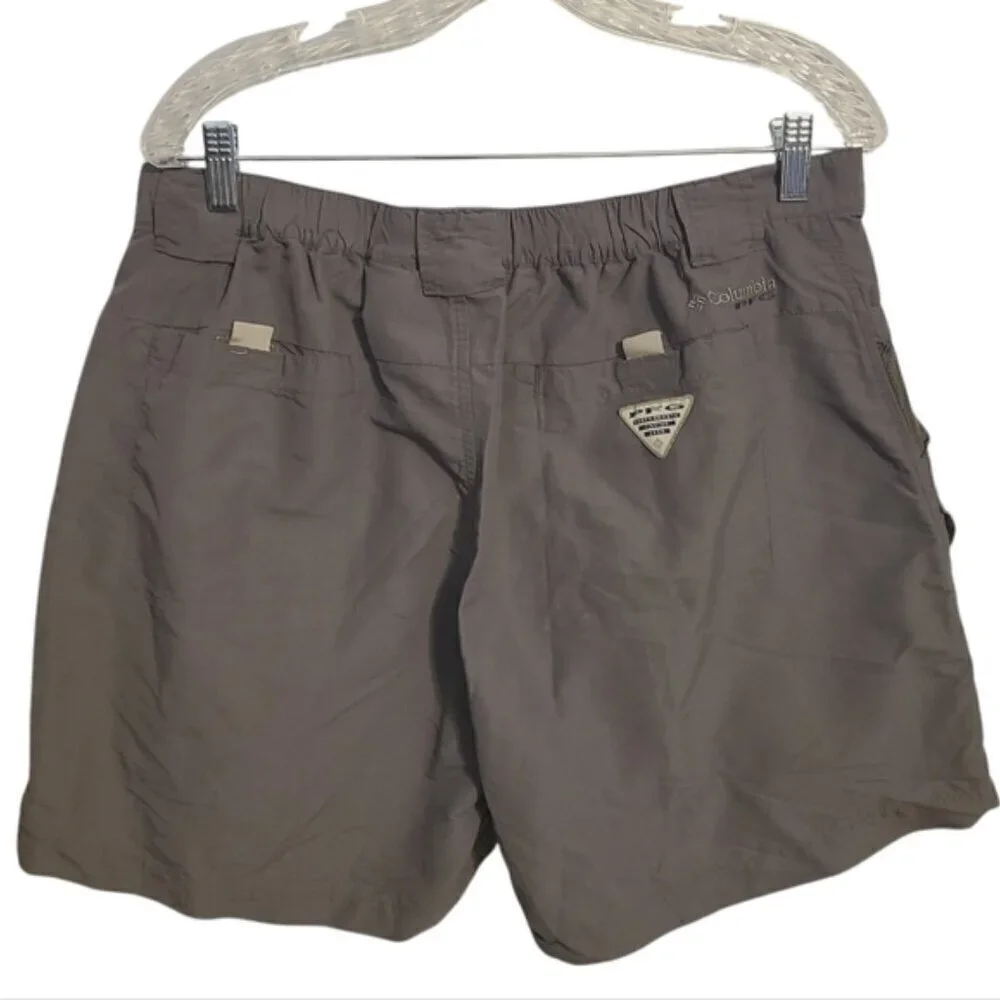Columbia | Men's Gray Khaki Hiking or Fishing Shorts (Waist Size 36) - Picture 11 of 11